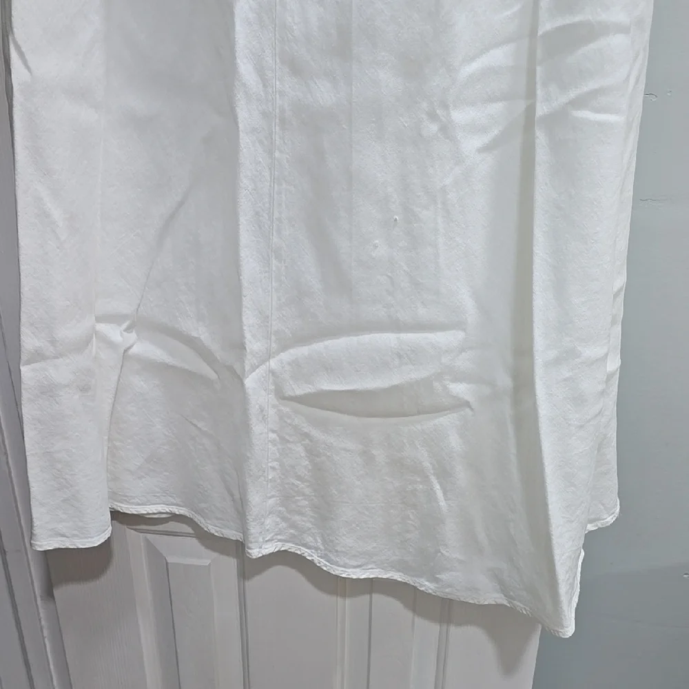 Eileen Fisher White Linen Skirt Size 2X - Picture 6 of 14